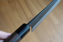 Charger l'image dans la galerie, CY306 - Couteau Japonais Gyuto Yamamoto noir  - Lame de 18cm en acier au carbone Shirogami#2